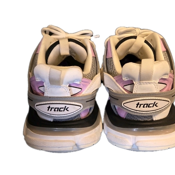 Balenciaga Women's Track Sneakers 'White Pink' Size EU 39 US 8.5 (GUC) - Picture 12 of 15